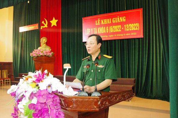 Bệnh viện Quân y 7, Cục Hậu cần - Quân khu 3 Khai giảng lớp đào tạo y tá khóa 6