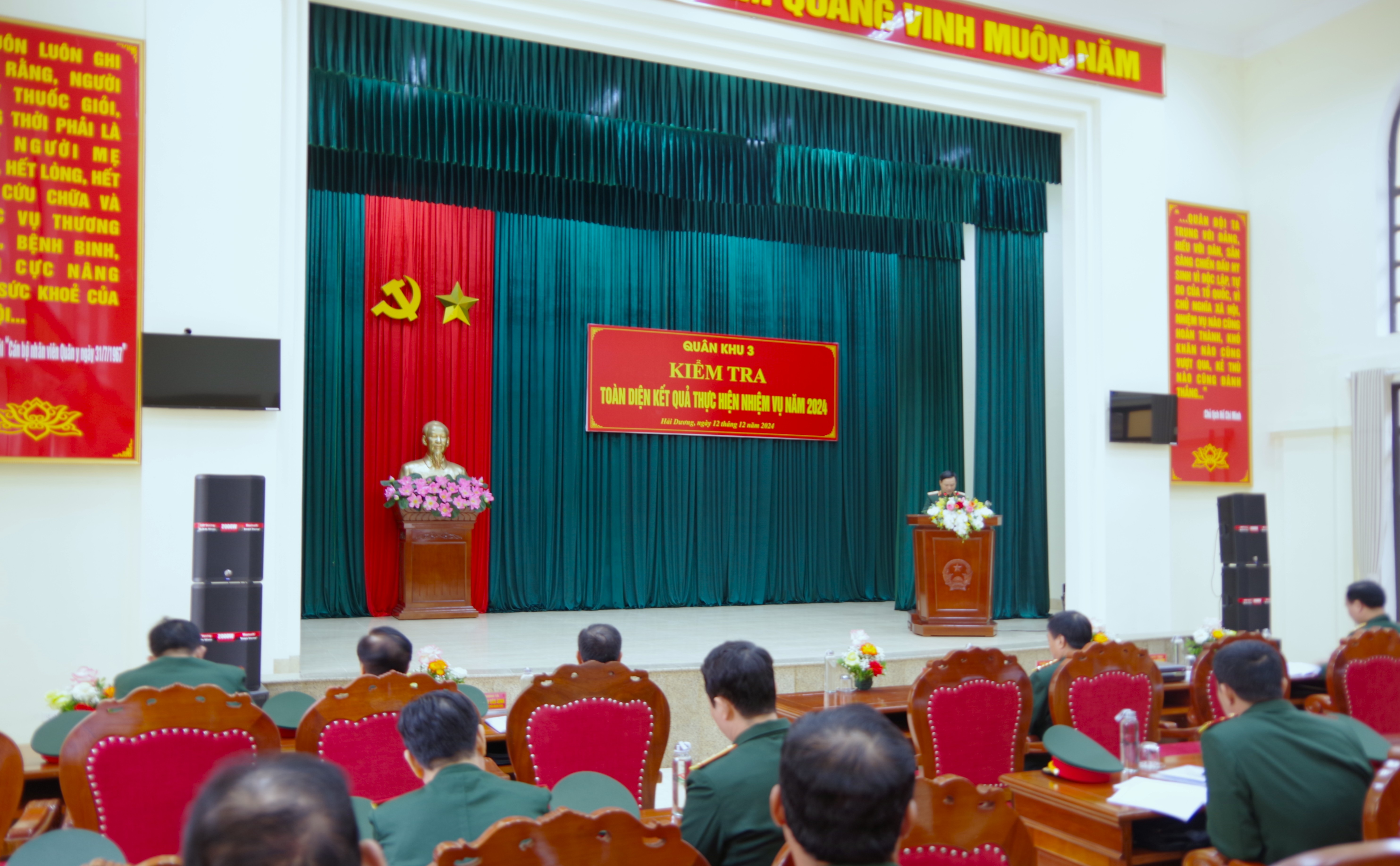 Quân khu 3 kiểm tra toàn diện kết quả thực hiện nhiệm vụ năm 2024 của Bệnh viện quân y 7 