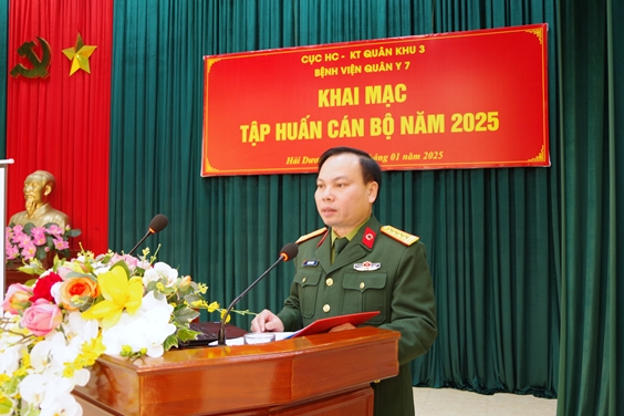 Bệnh viện quân y 7 tổ chức tập huấn cán bộ năm 2025 