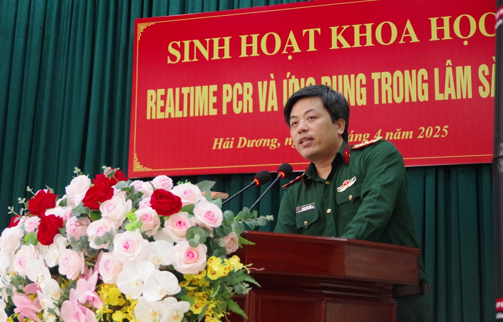Bệnh viện Quân y 7 tổ chức Hội nghị sinh hoạt khoa học chuyên đề “Realtime PCR và ứng dụng trong lâm sàng”