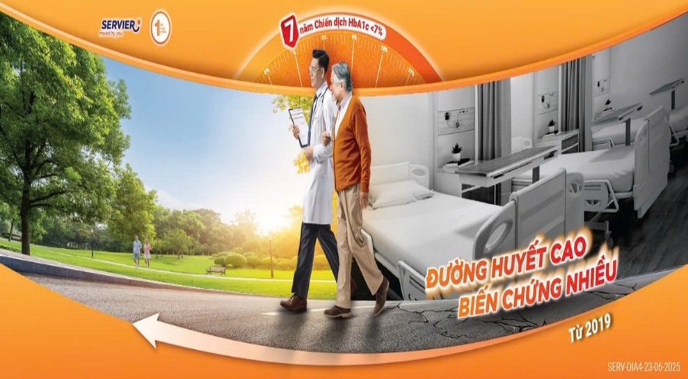 Bệnh viện Quân y 7 hưởng ứng 7 năm chiến dịch HbA1c < 7 - Đường huyết cao, biếm chứng nhiều