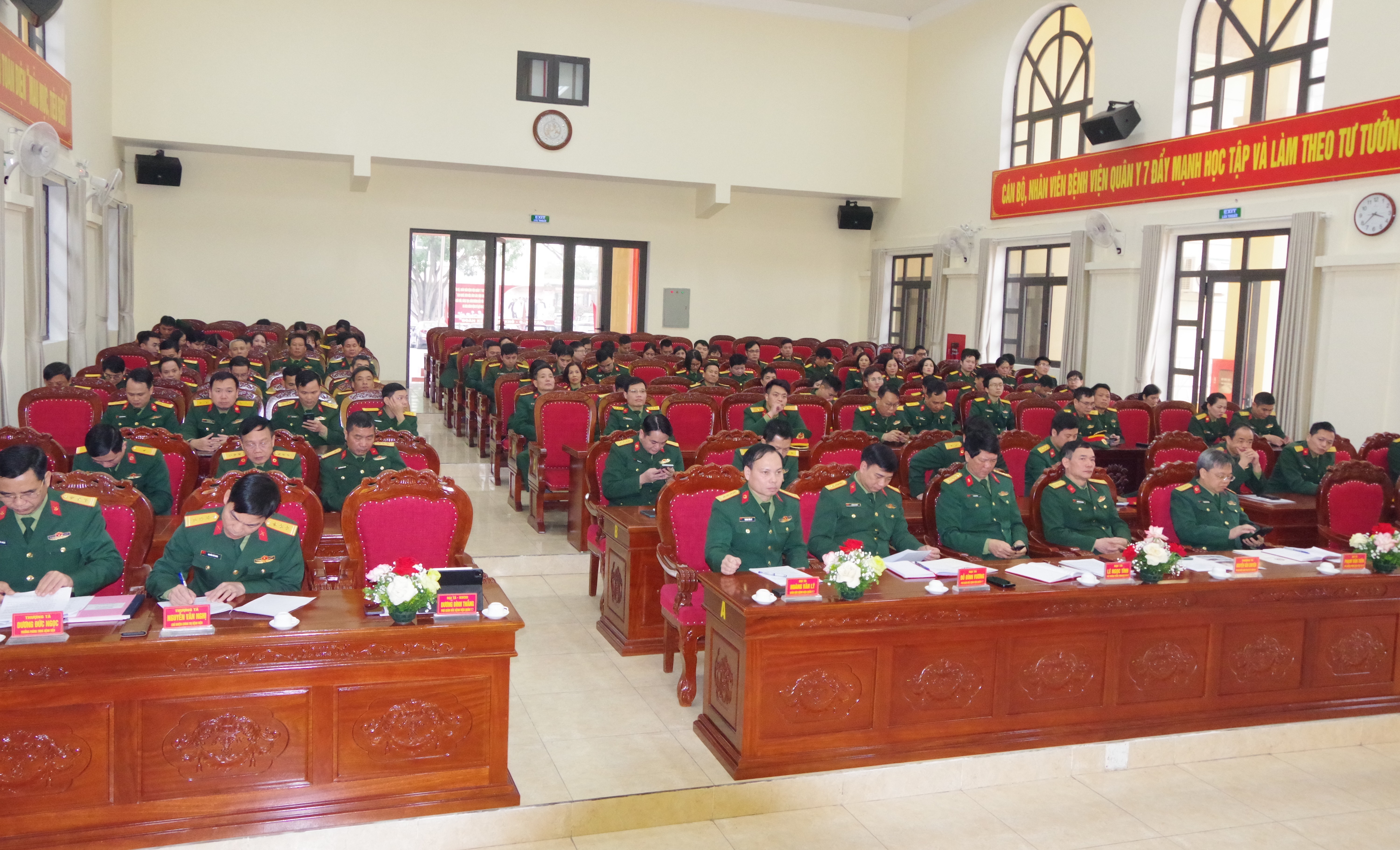 Bệnh viện Quân y 7 tổ chức tập huấn cán bộ năm 2026