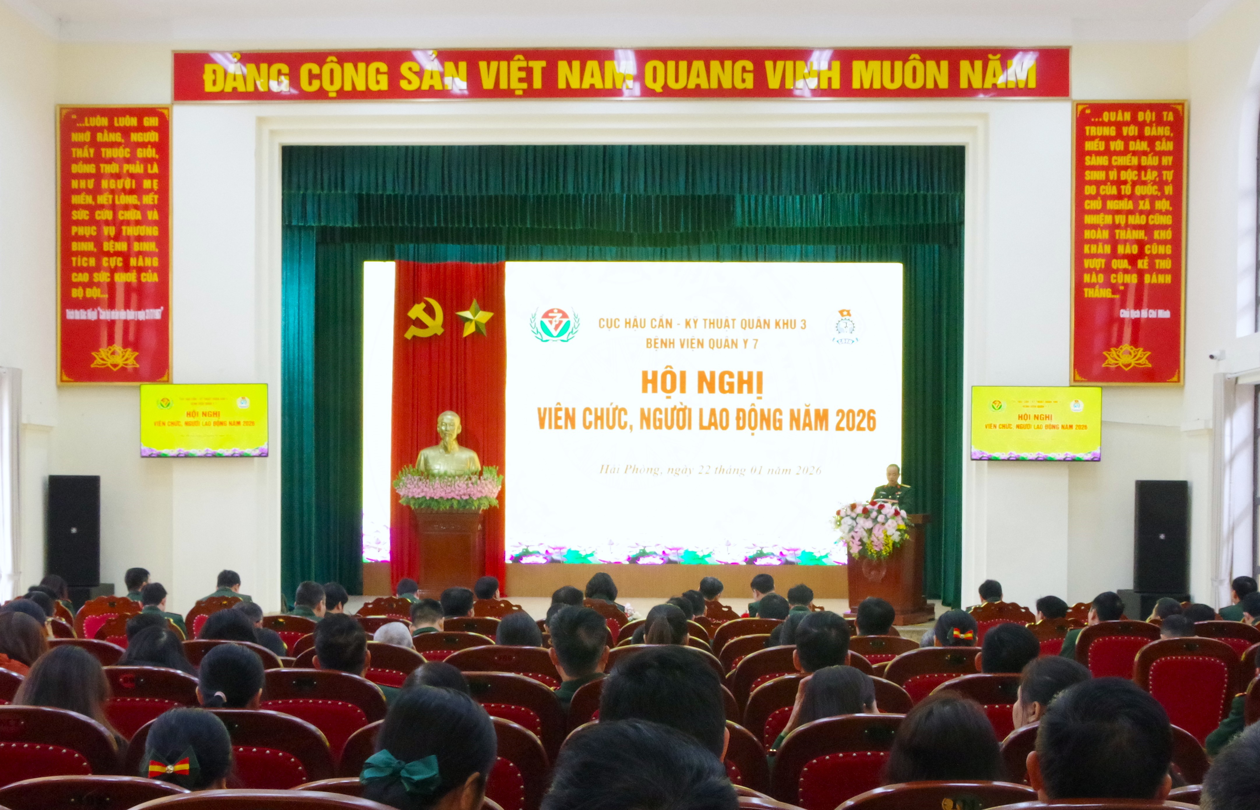 Bệnh viện Quân y 7 tổ chức Hội nghị viên chức, người lao động năm 2026